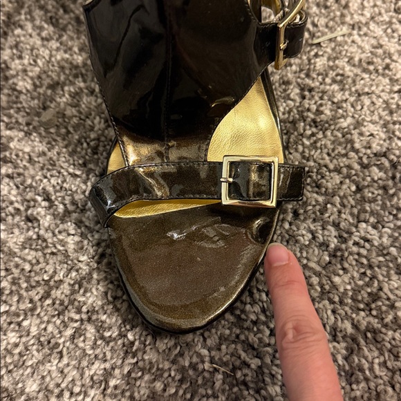 Dark gold/bronze Marciano heels - Picture 9 of 16